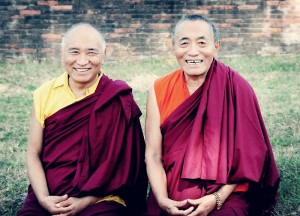 Venerable Khenpo Tsewang Dongyal Rinpoche and Venerable Khenchen Palden Sherab Rinpoche